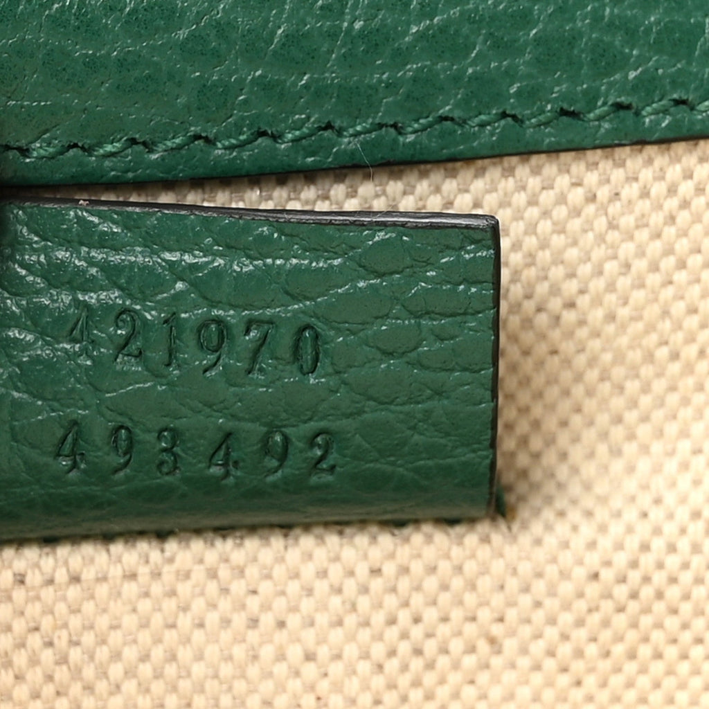 Gucci Calfskin Mini Dionysus Shoulder Bag Emerald