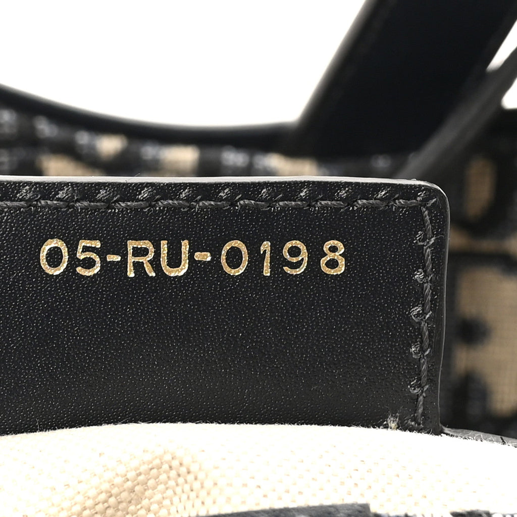 Christian Dior Oblique Saddle Bag Blue
