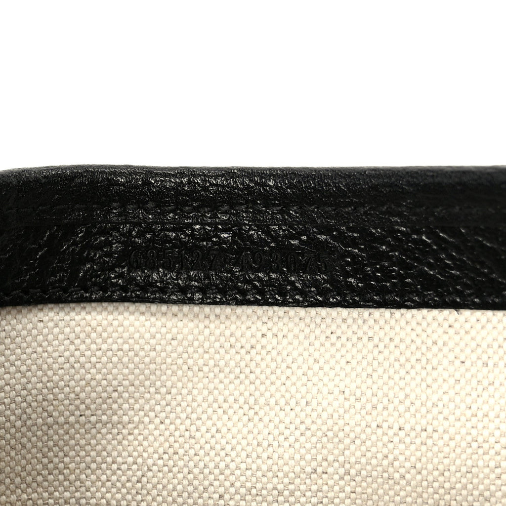 Gucci Jacquard Denim GG Monogram Small Jackie 1961 Hobo Black Ivory
