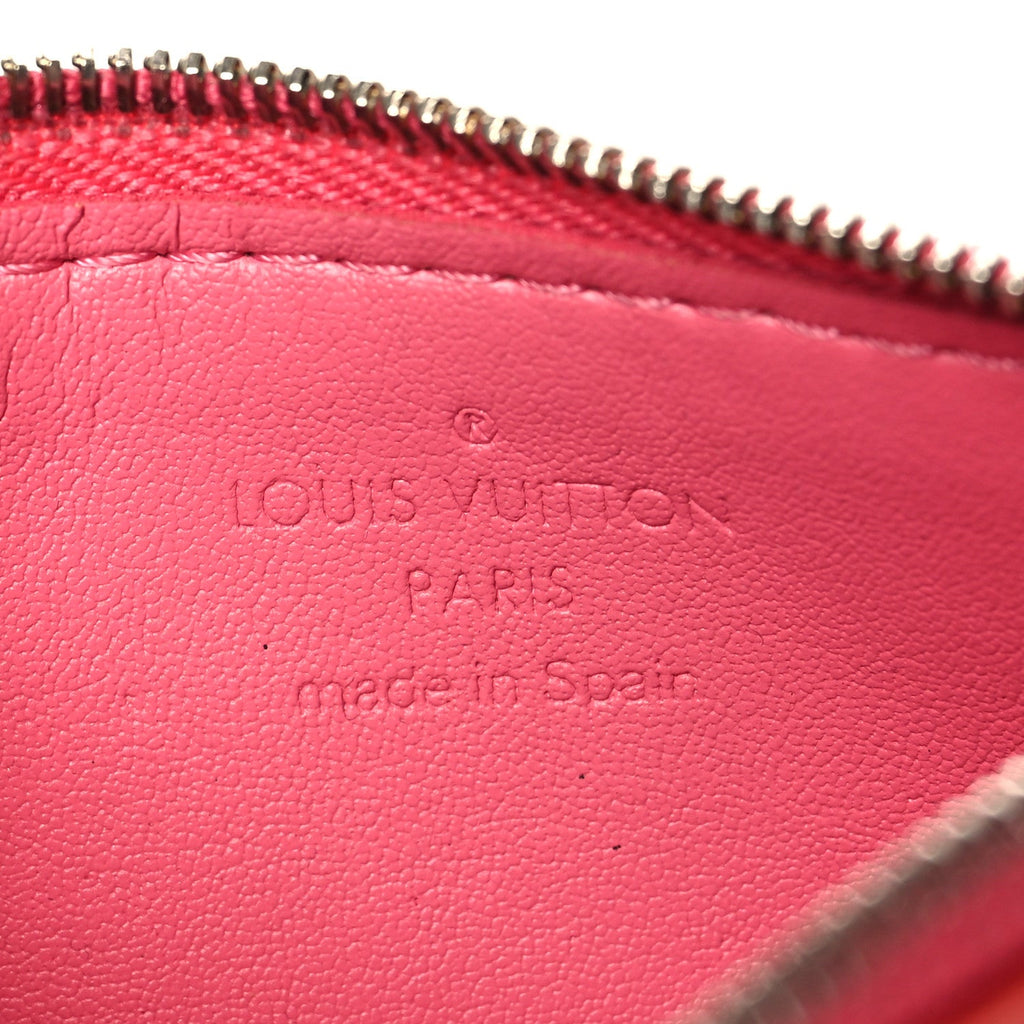 Louis Vuitton Vernis Key Pouch Framboise