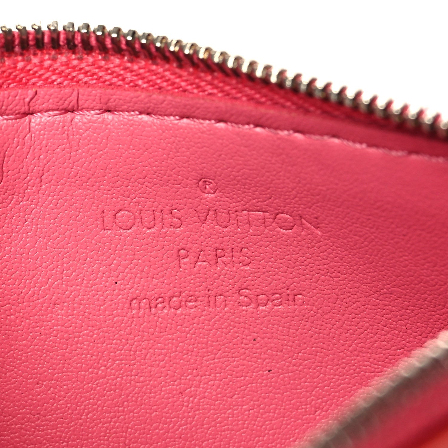 Louis Vuitton Vernis Key Pouch Framboise