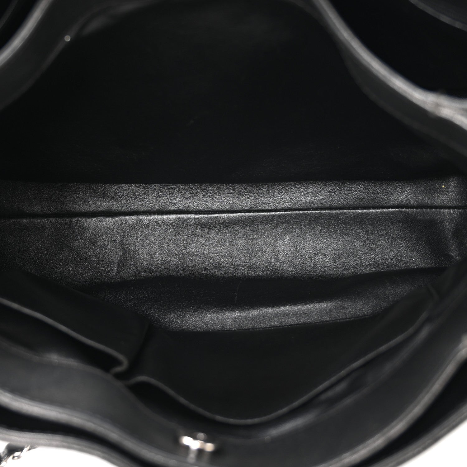 Chanel Iridescent Calfskin CC East West Shopping Tote Black