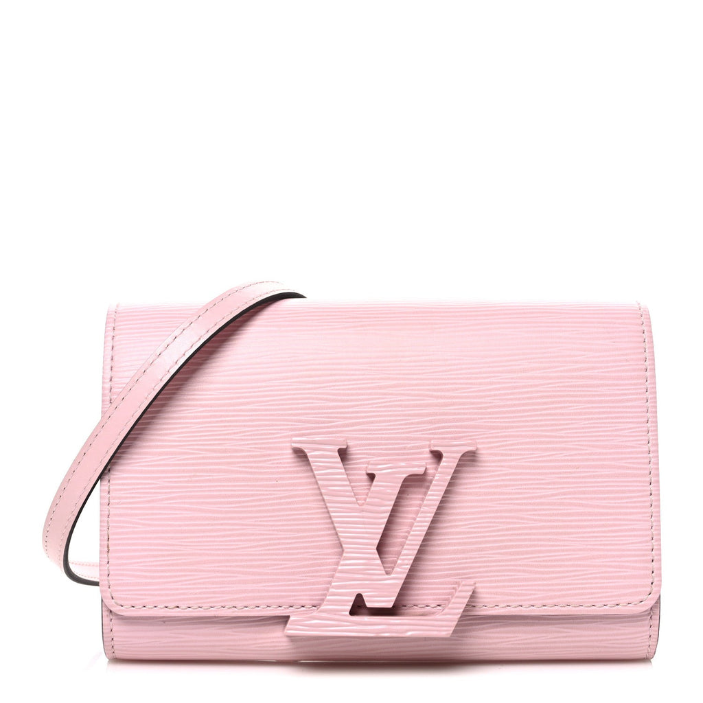 Louis Vuitton Epi Louise Strap PM Rose Clair