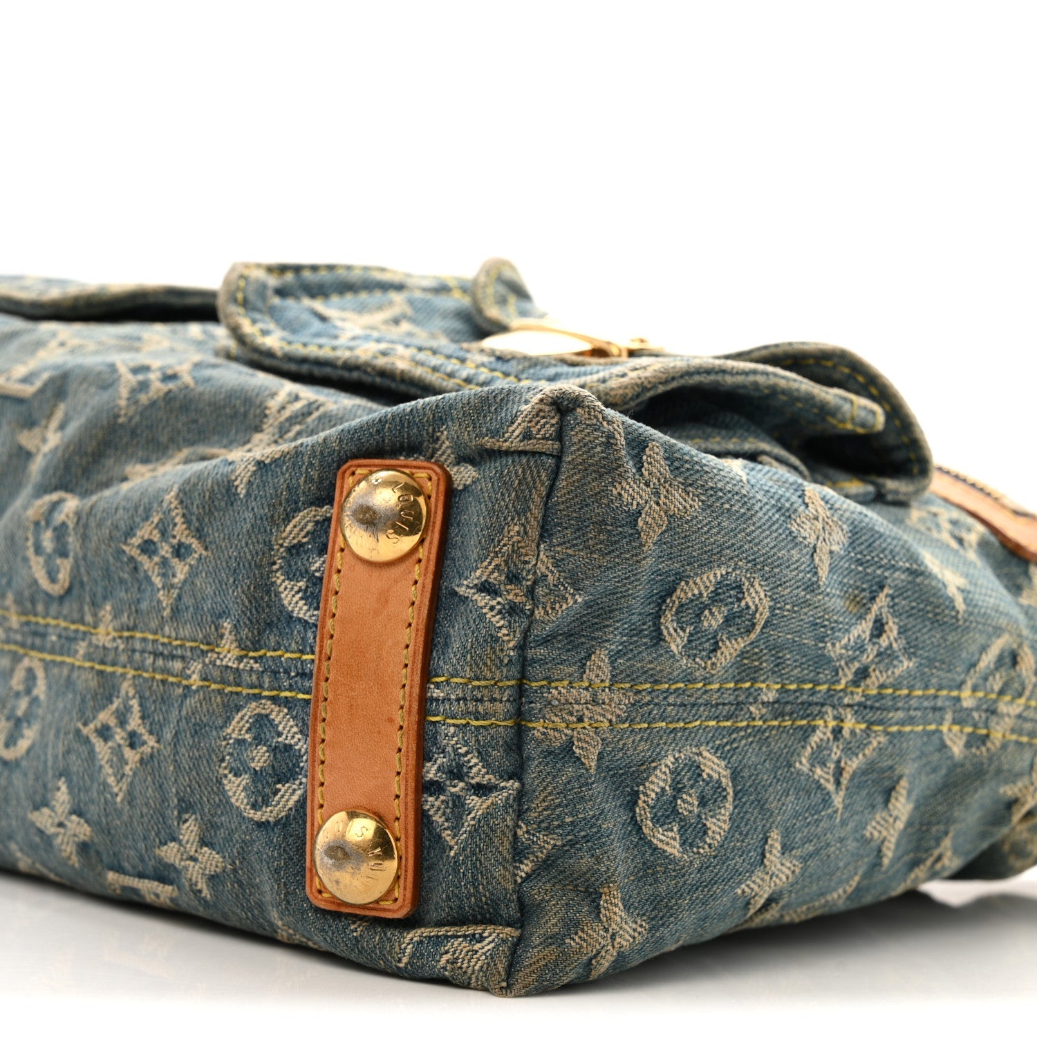 Louis Vuitton Monogram Denim Baggy PM Blue