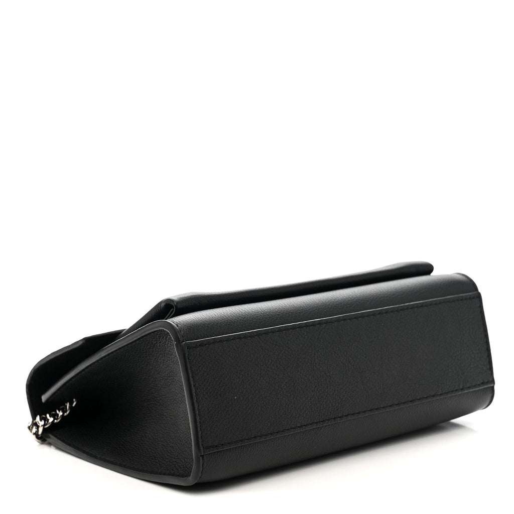 Louis Vuitton Soft Calfskin Mylockme Chain Bag BB Black