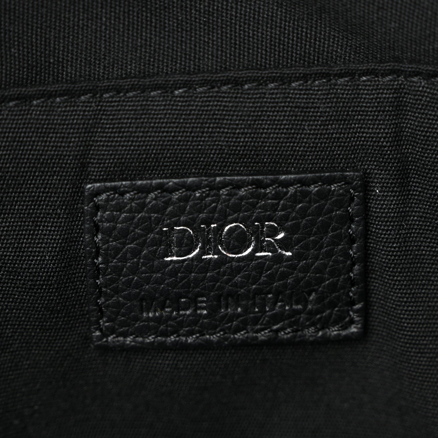 Christian Dior Oblique Calfskin Rider Backpack Beige Black