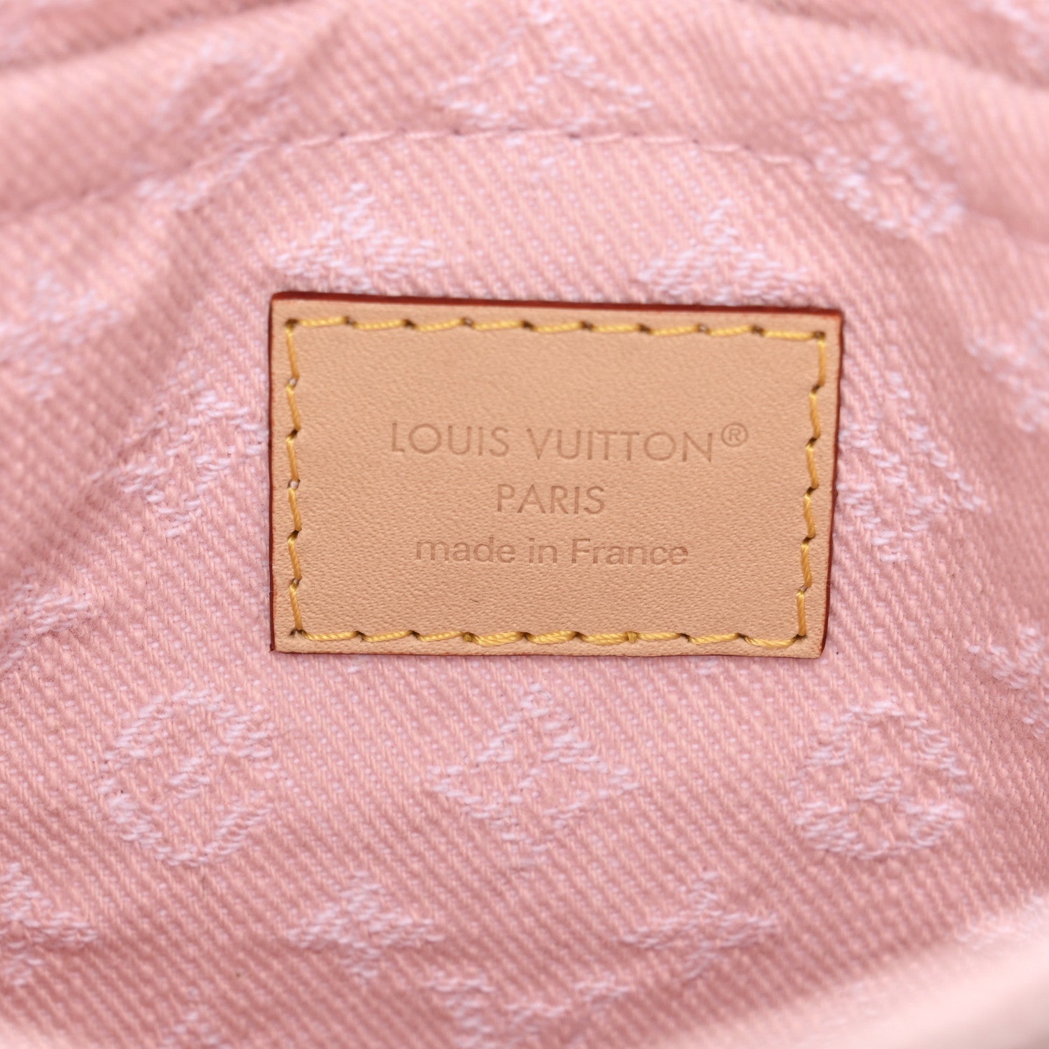 Louis Vuitton Monogram Denim Sunset  Washed Pink