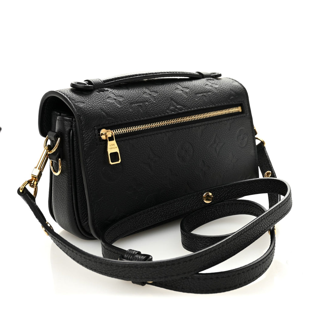 Louis Vuitton Empreinte Pochette Metis East West Black