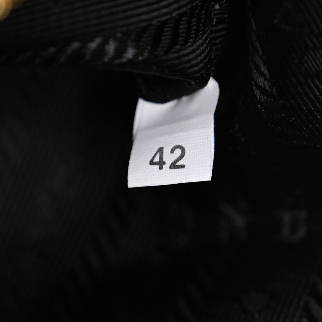 Prada Tessuto Nylon Saffiano Mini Re-Edition 2005 Bag Black