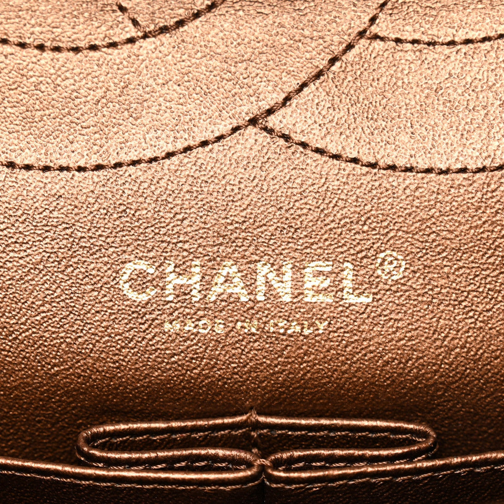 Chanel Metallic Aged Calfskin Quilted 2.55 Reissue 226 Flap Bronze