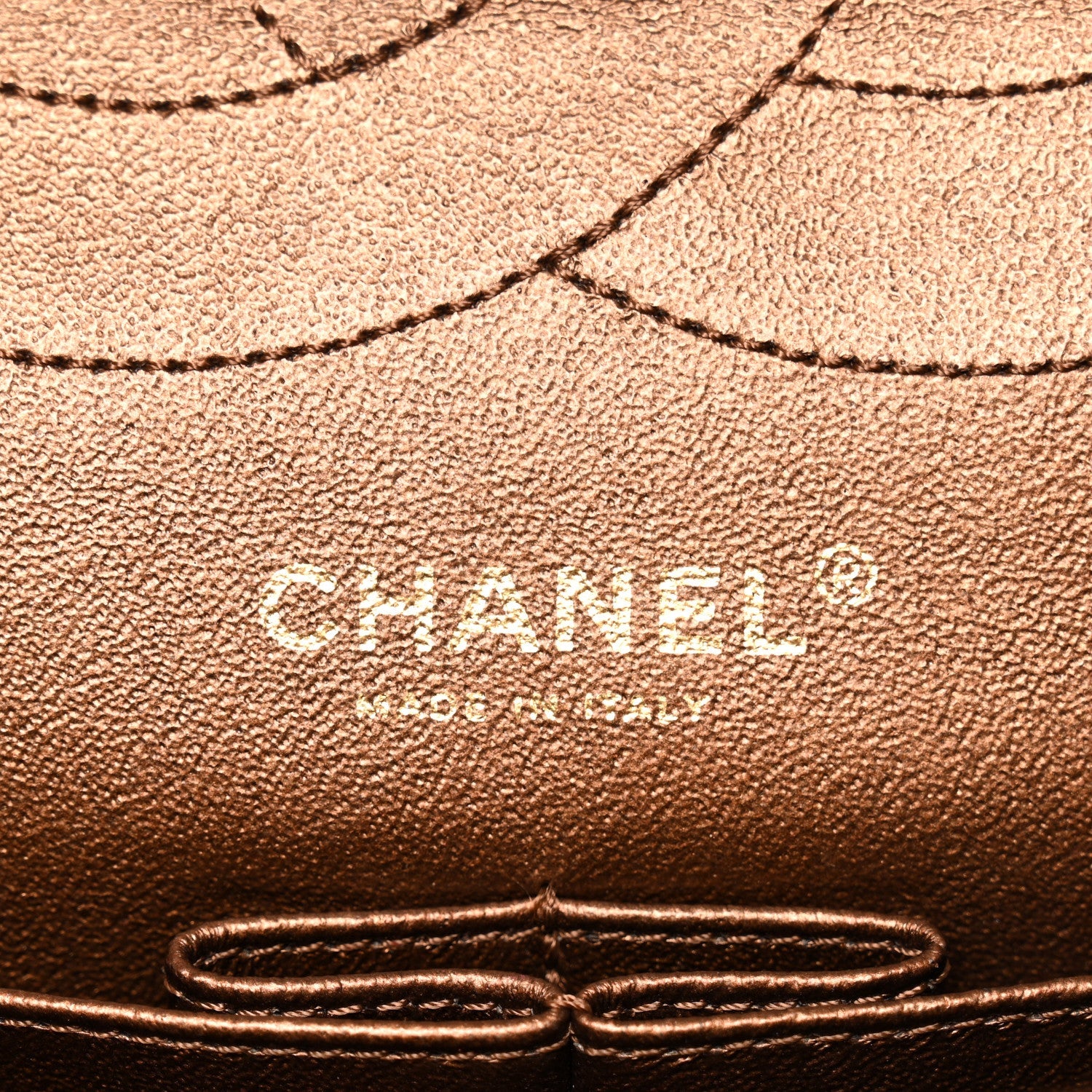 Chanel Metallic Aged Calfskin Quilted 2.55 Reissue 226 Flap Bronze