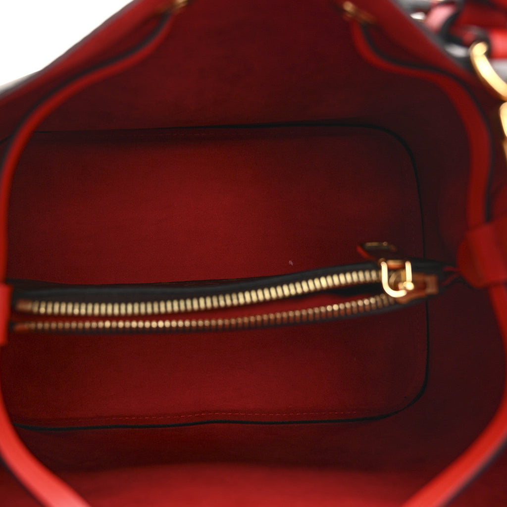 Louis Vuitton Monogram Braided Neonoe Coquelicot