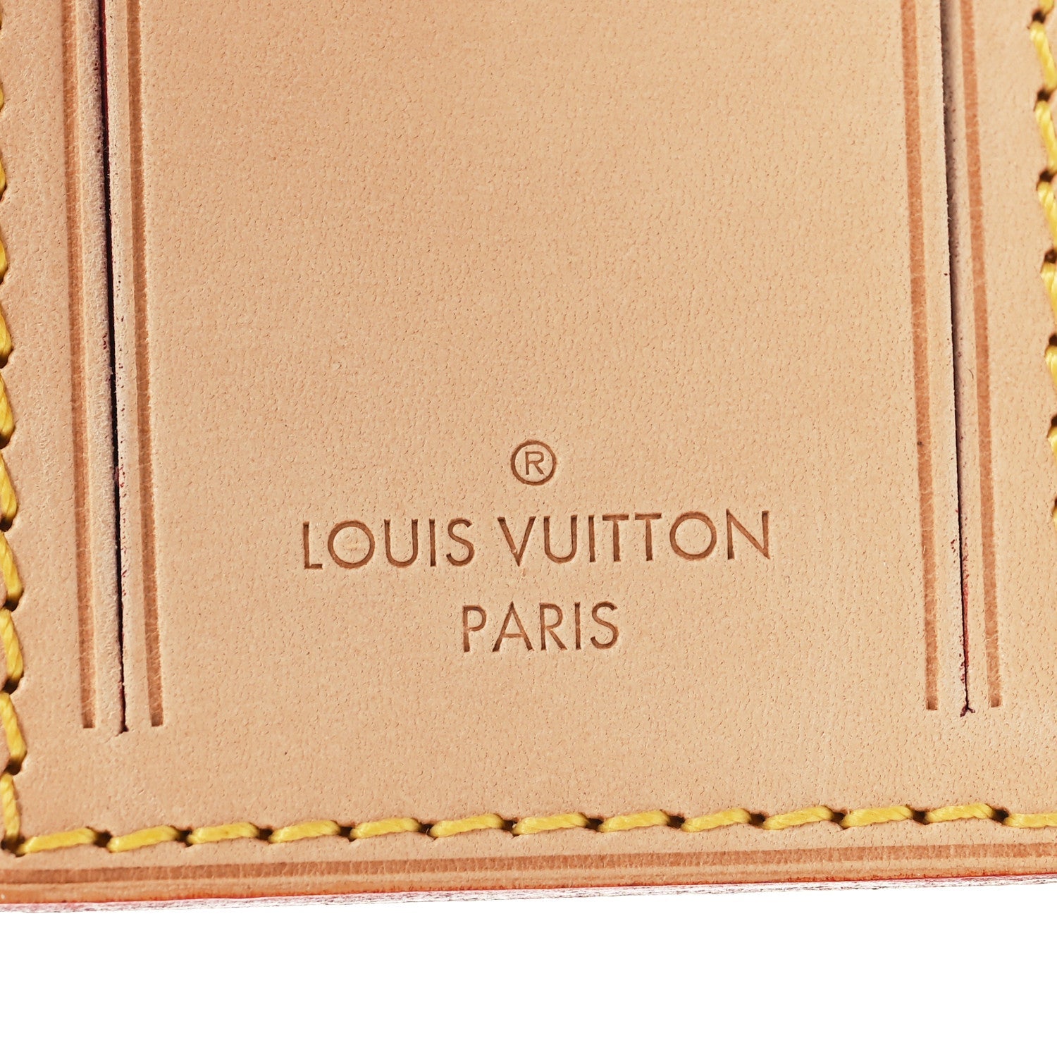 Louis Vuitton Vachetta Luggage Tag
