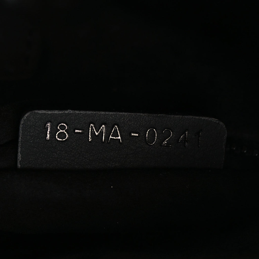 Christian Dior Ultra Matte Calfskin Cannage Small My ABCDior Lady Dior Black