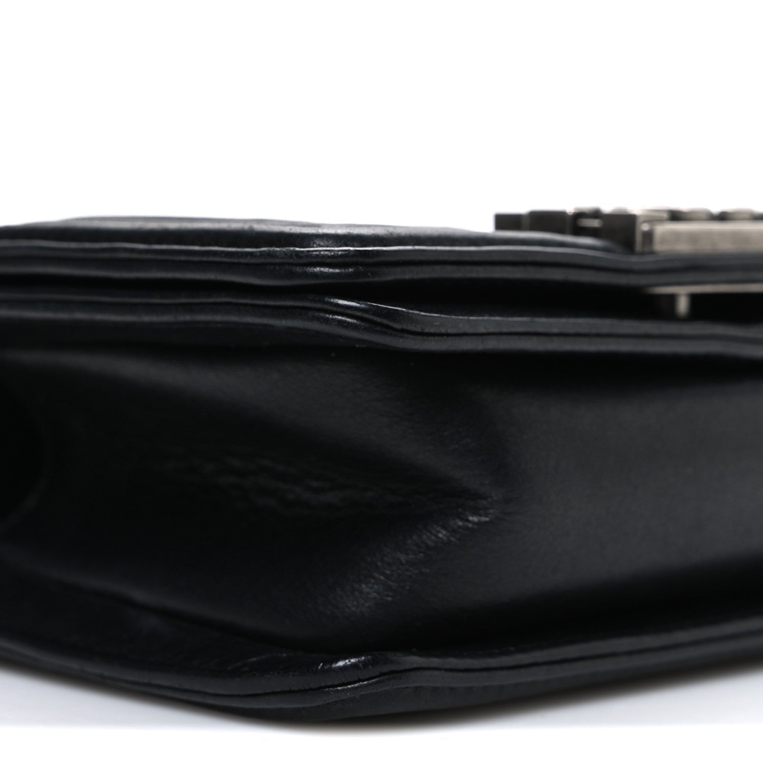 Chanel Galuchat Stingray Mini Boy Flap Black Silver
