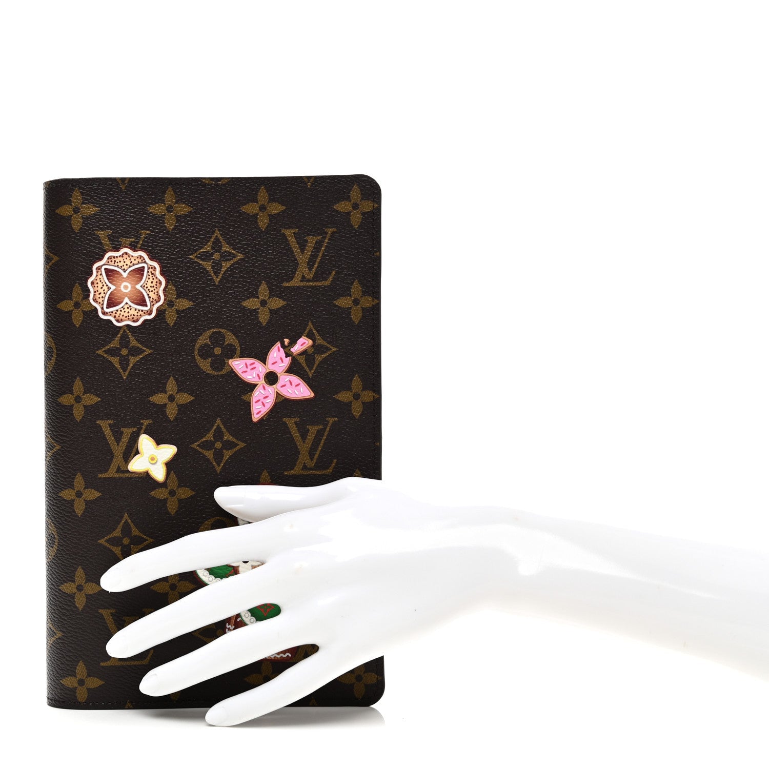 Louis Vuitton Monogram Emily Notebook Cove MM Coquelicot