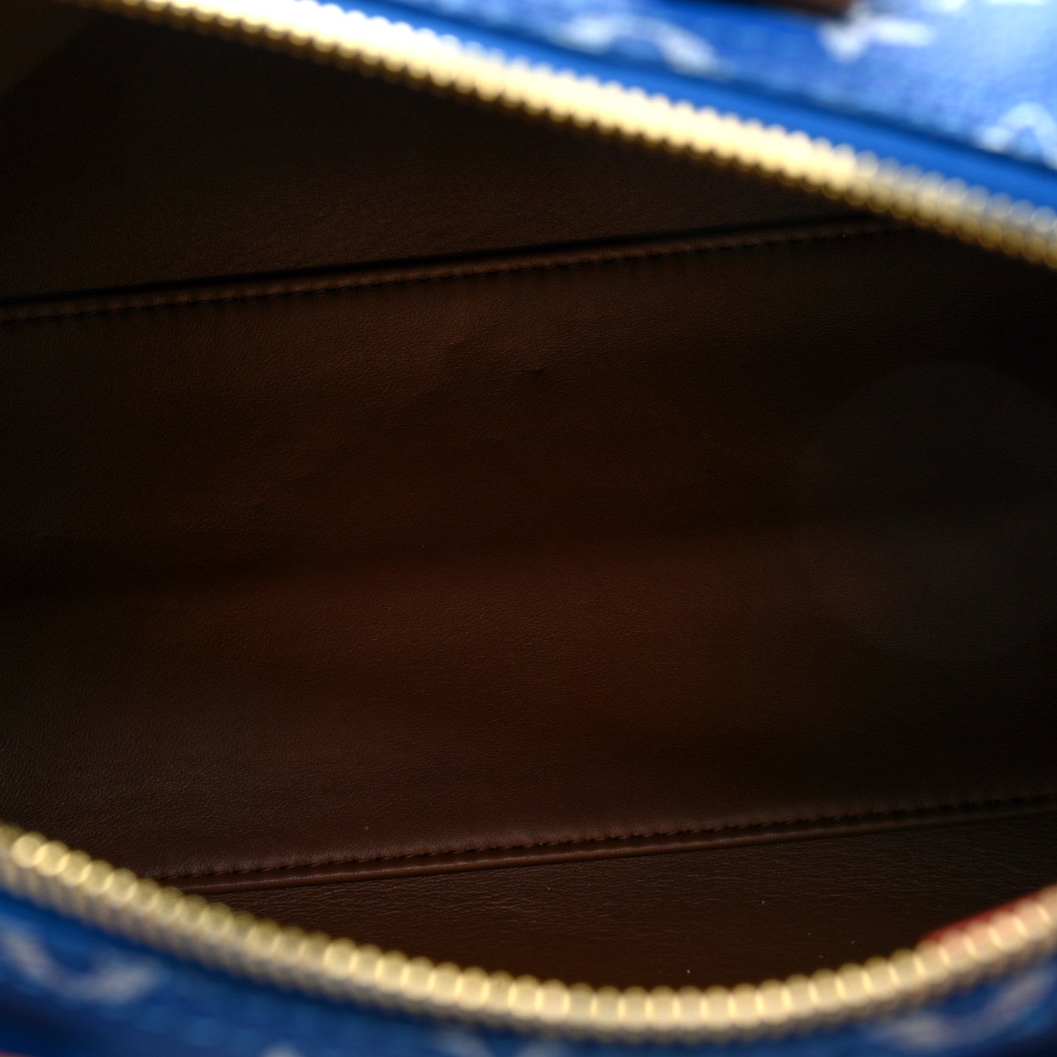 Louis Vuitton Calfskin Monogram Speedy P9 Bandouliere 25 Blue