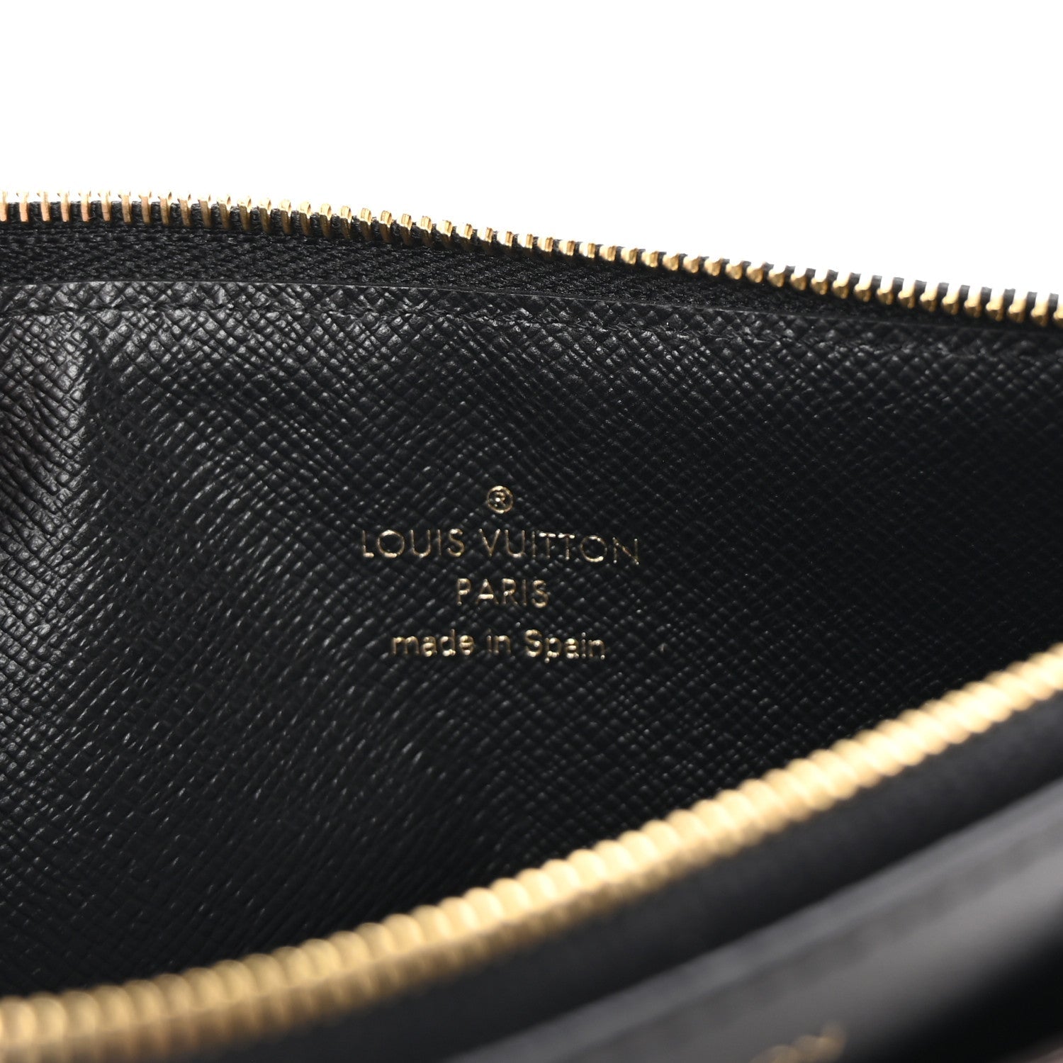 Louis Vuitton Monogram Slim Purse Black