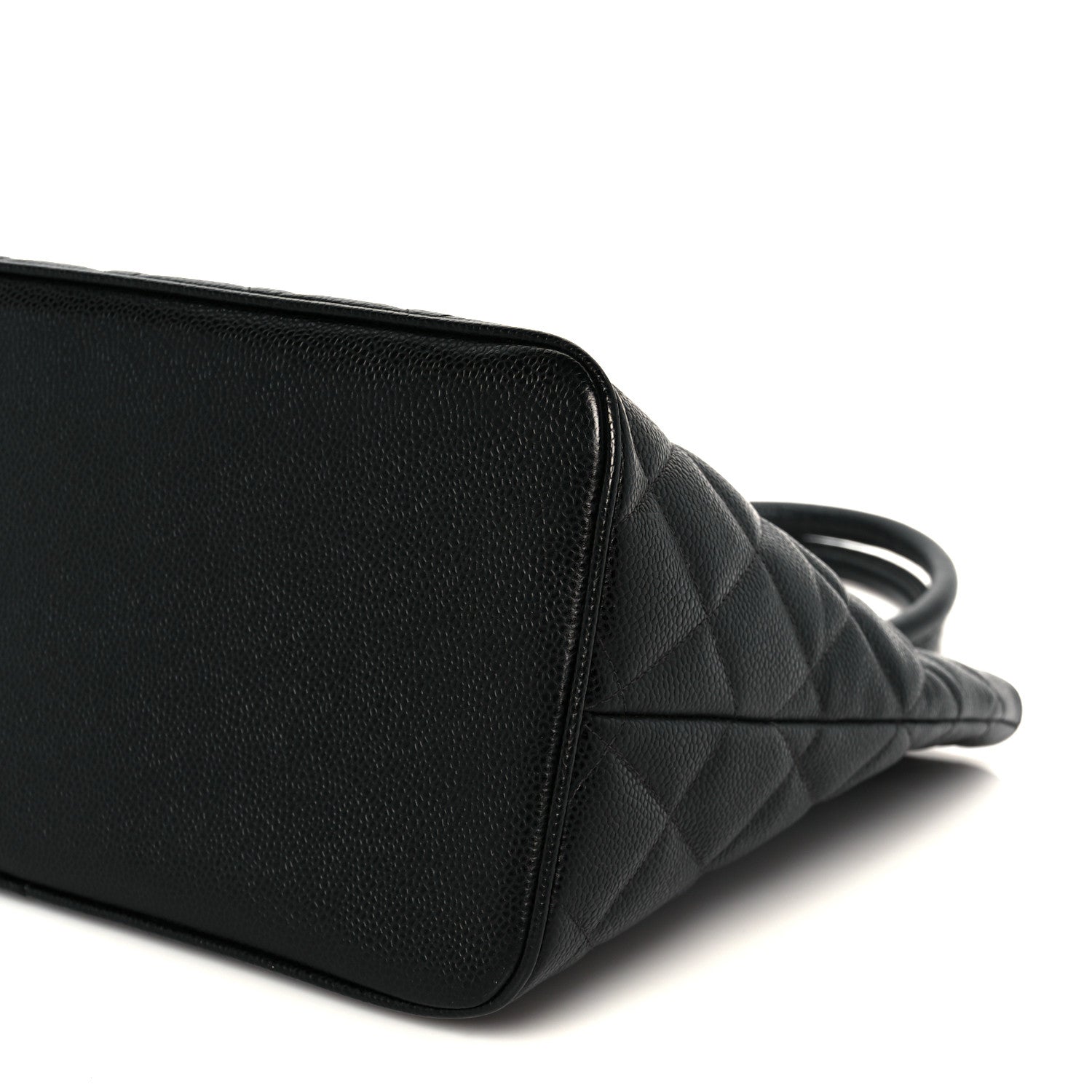 Chanel Caviar Quilted Medallion Tote Black