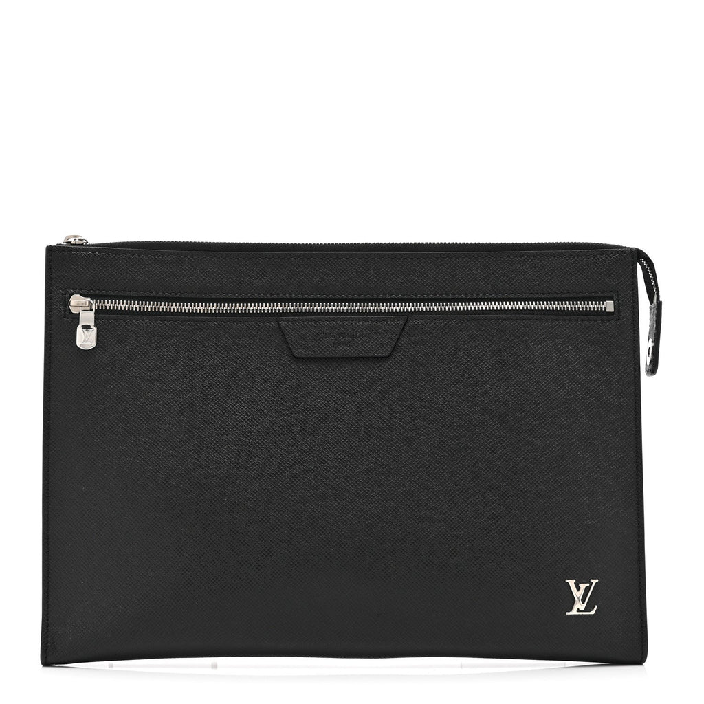 Louis Vuitton Taiga Pochette 24 Heures Black