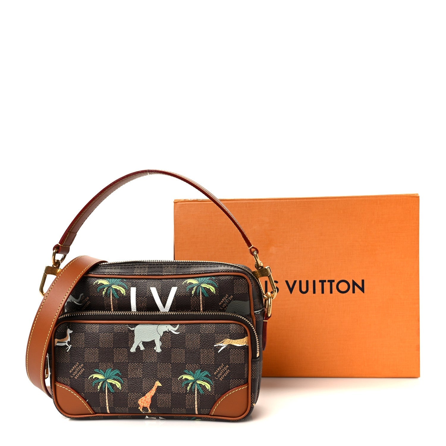 Louis Vuitton X The DARJEELING LIMITED Damier Ebene Nil MM