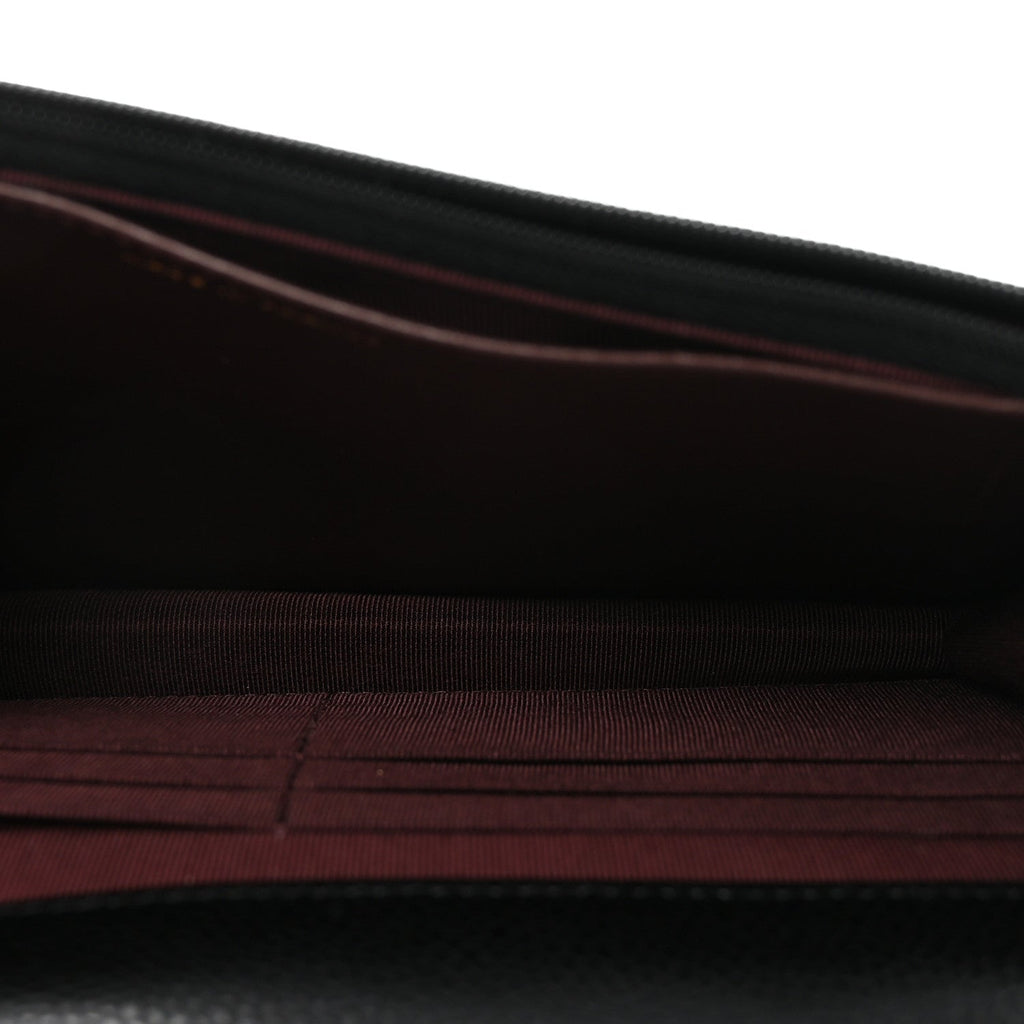 Chanel Caviar Quilted Wallet on Chain WOC Black