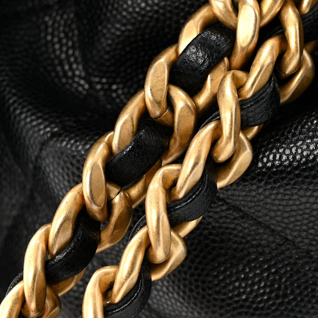 Chanel Caviar Quilted Small Chanel 25 Handbag Black