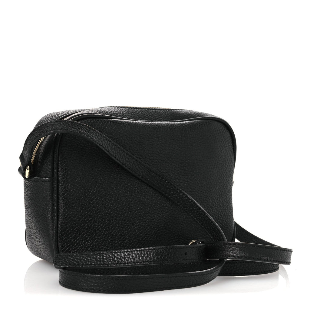 Gucci Pebbled Calfskin Small Soho Disco Bag Black
