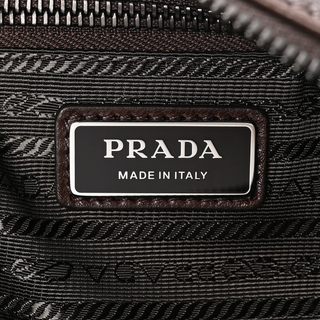 Prada Nappa Explore Shoulder Bag Coffee