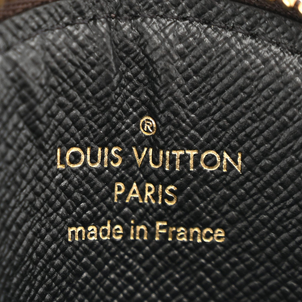 Louis Vuitton Mini Monogram Trio Pouch Round Coin Purse