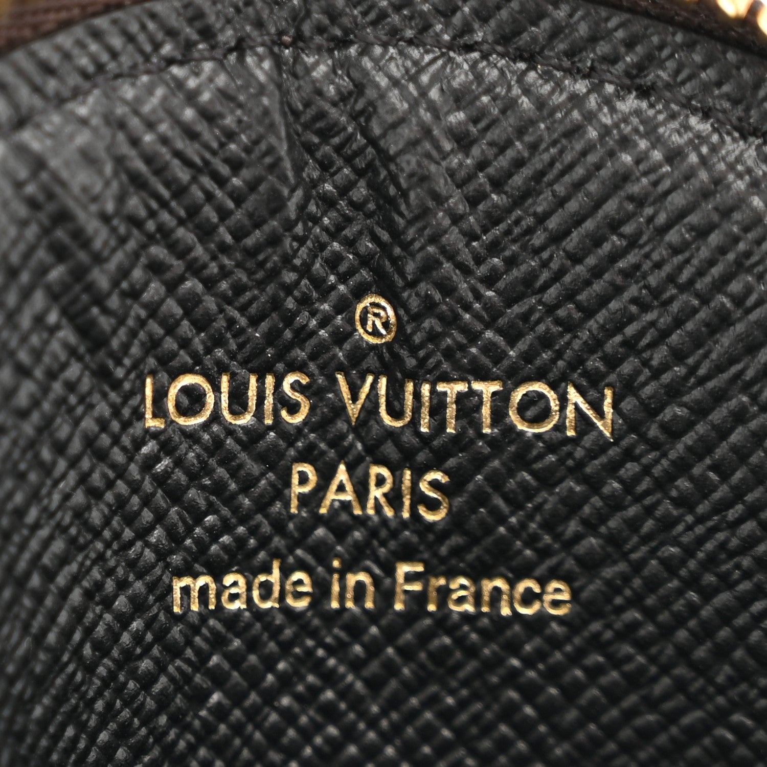 Louis Vuitton Mini Monogram Trio Pouch Round Coin Purse