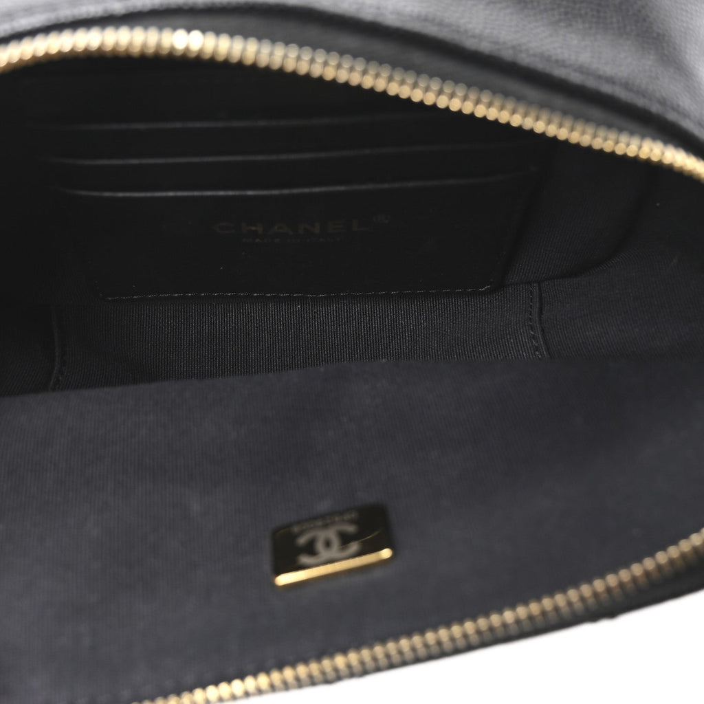 Chanel Caviar Quilted Mini CC You Camera Case Black