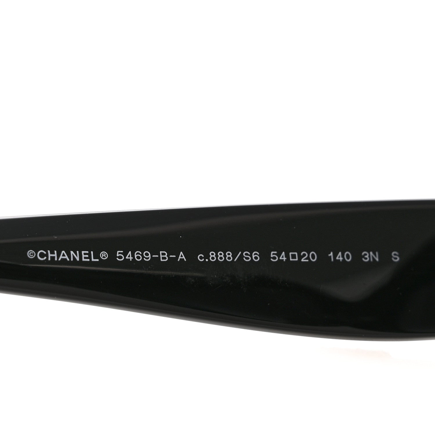 Acetate Polarized Oval CC Sunglasses 5469-B-A Black