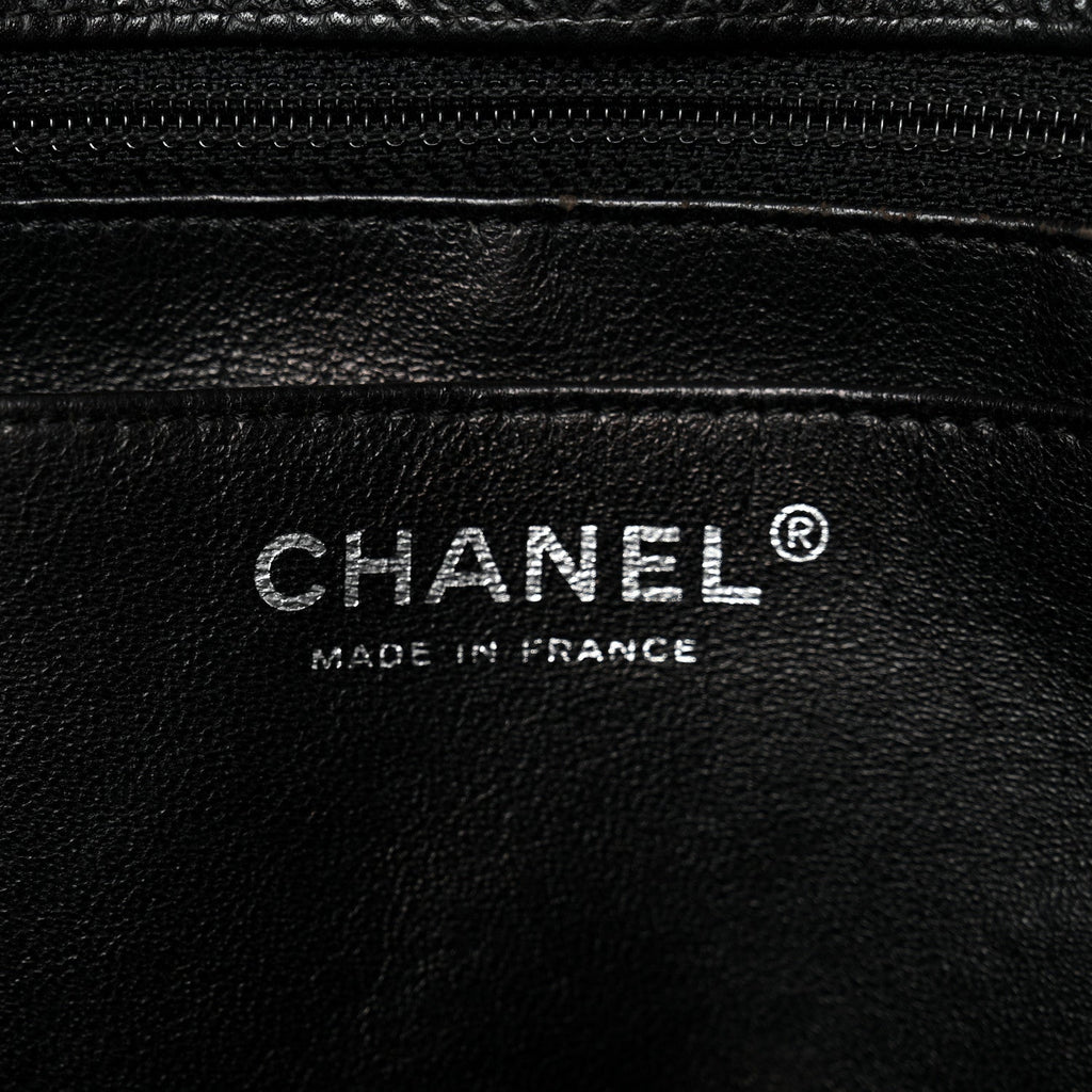 Chanel Caviar Quilted Jumbo Single Flap Black