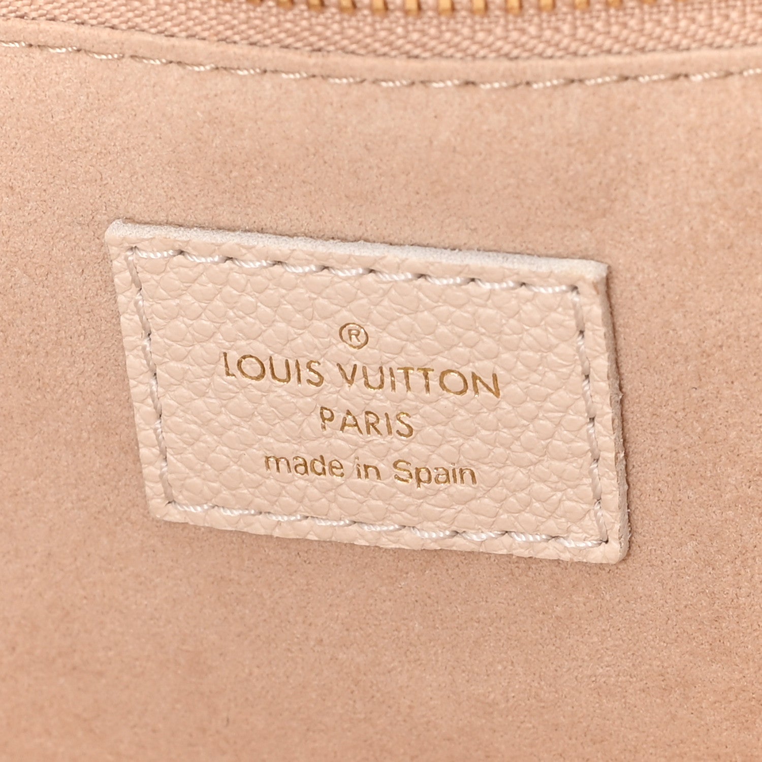 Louis Vuitton Empreinte Monogram Spring In The City Neverfull MM Kaki Beige Cream
