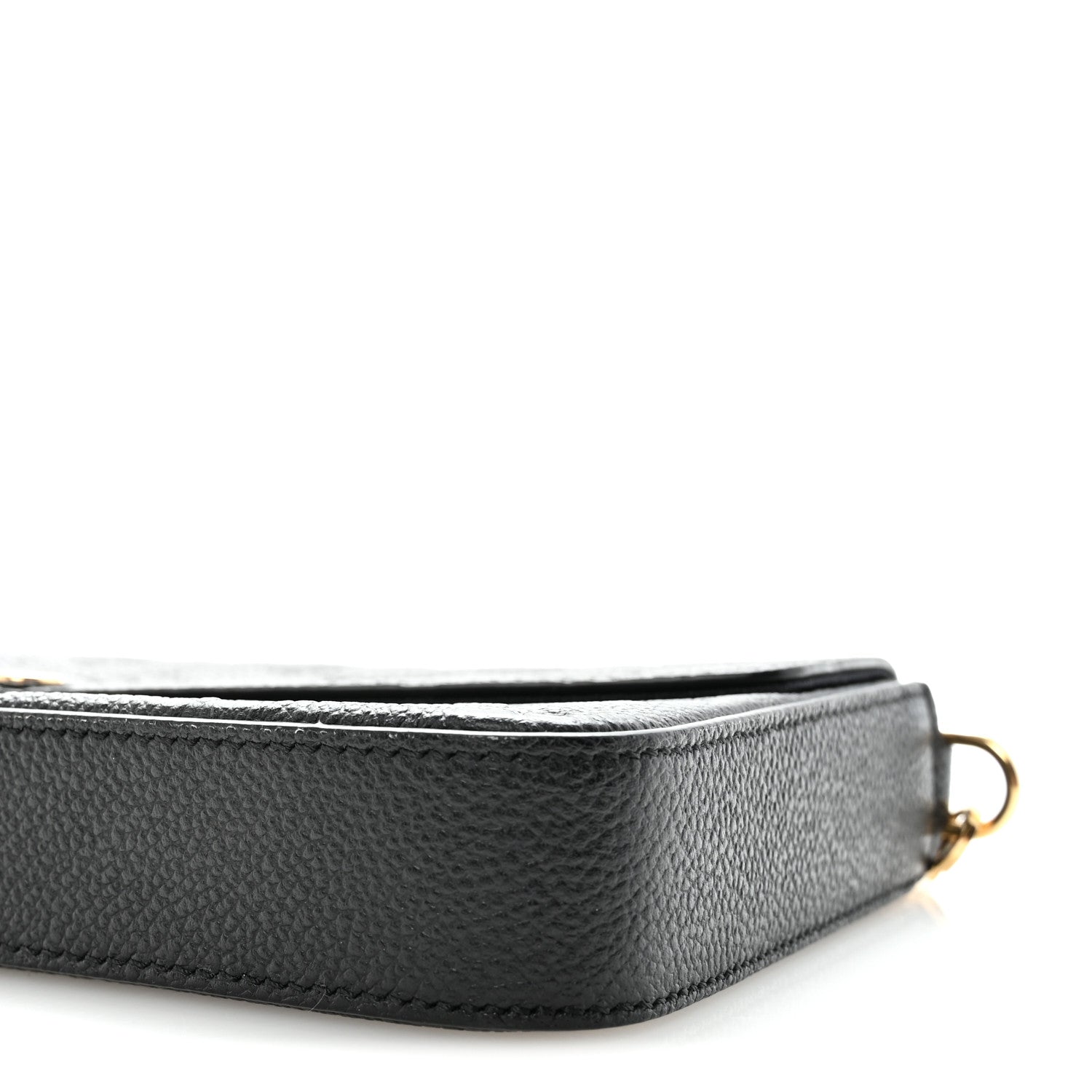 Louis Vuitton Empreinte Pochette Felicie Chain Wallet Black