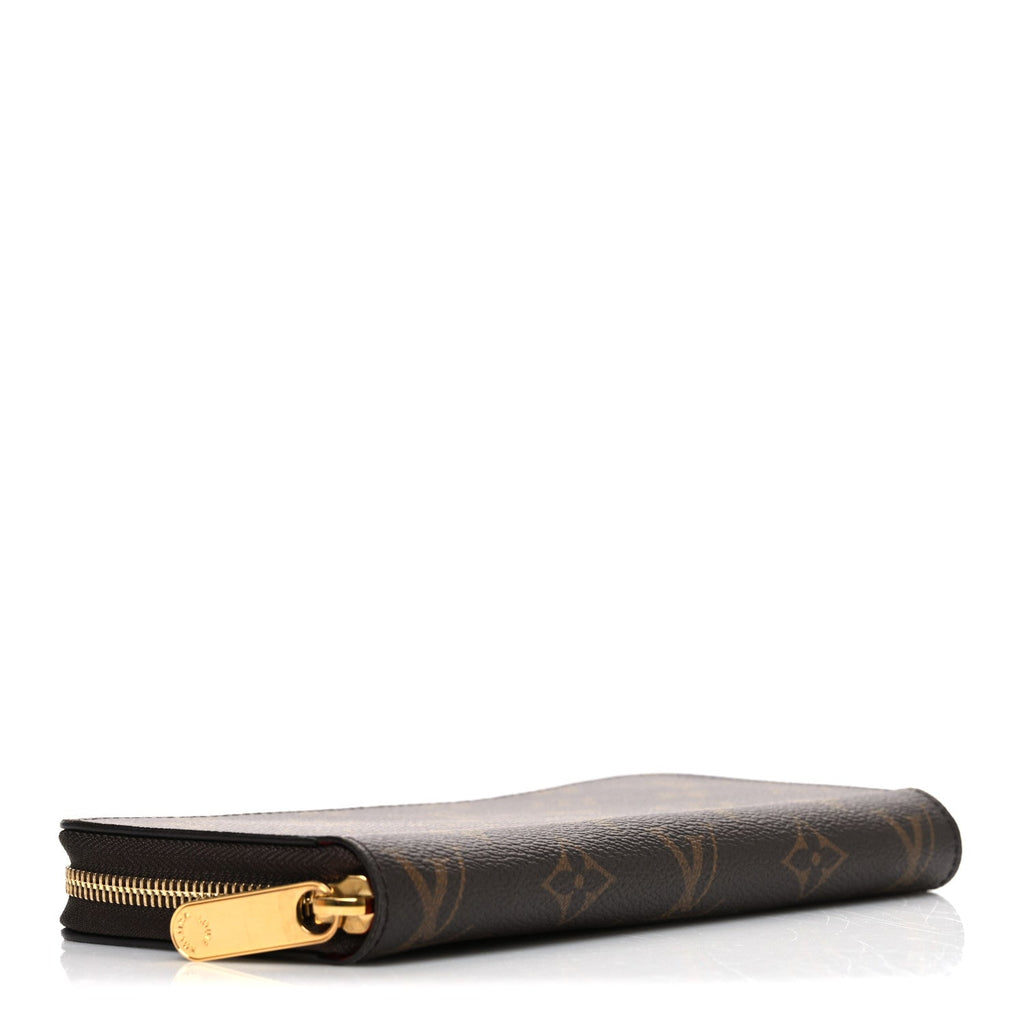 Louis Vuitton Monogram Zippy Wallet Coquelicot