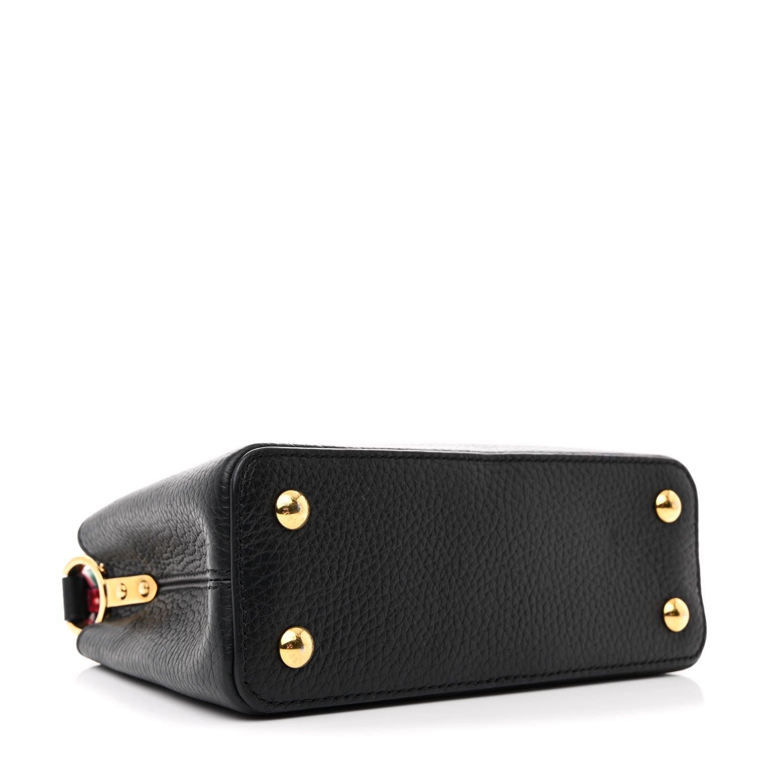 Louis Vuitton Taurillon Braided Capucines Mini Black