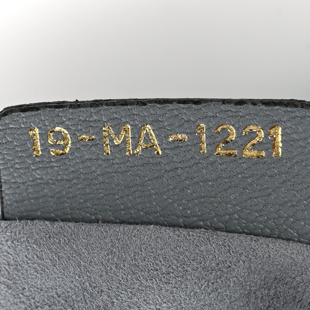 Christian Dior Goatskin Micro Saddle Bag Cloud Blue