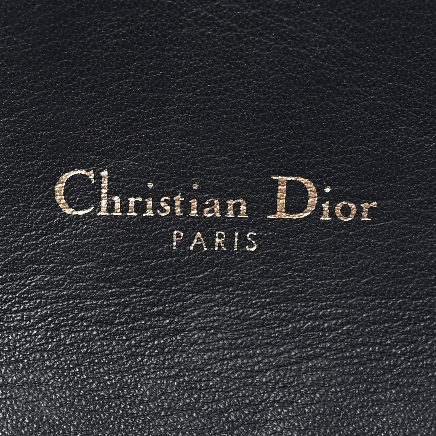 Christian Dior Oblique Saddle Chain Long Wallet  Blue