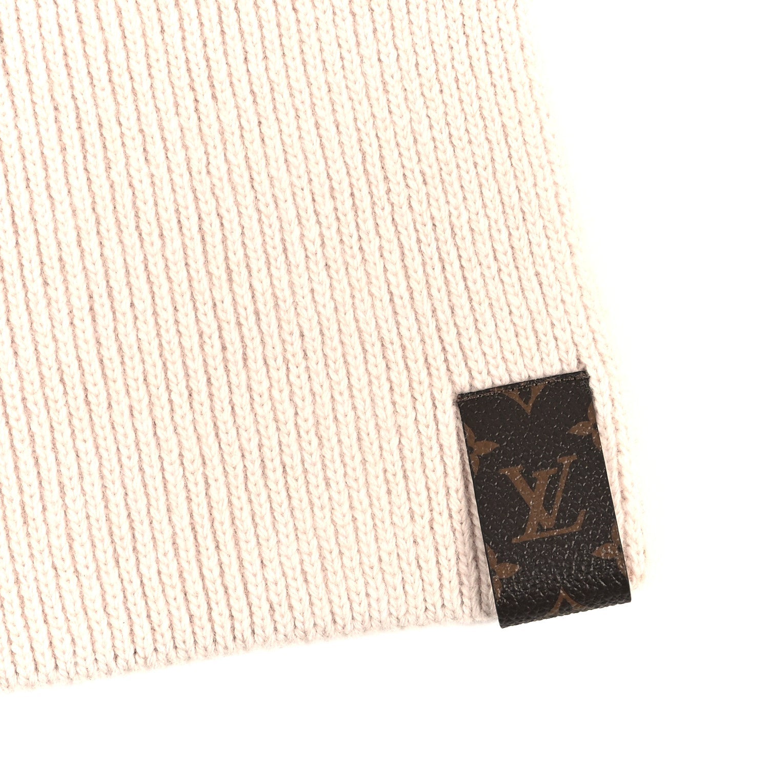 Louis Vuitton Wool Maille Knit Flight Mode LV Medallion Scarf Camel Rose