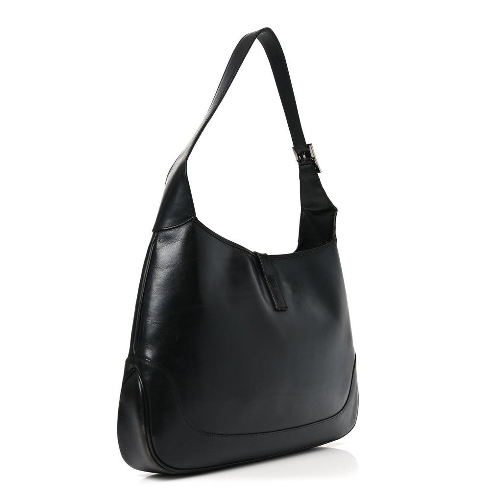 Gucci Calfskin Jackie O Hobo Black