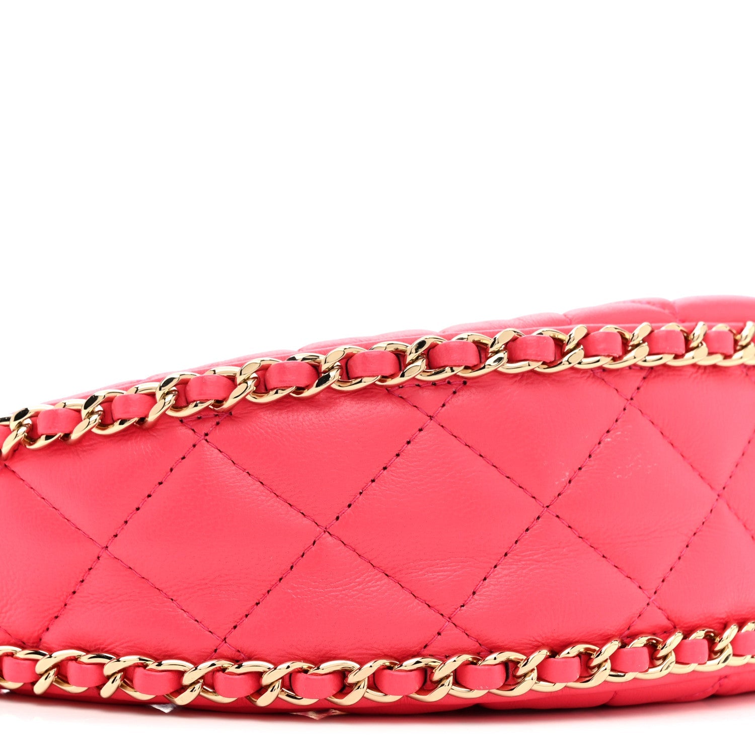 Chanel Lambskin Quilted Small Hobo Bag Pink