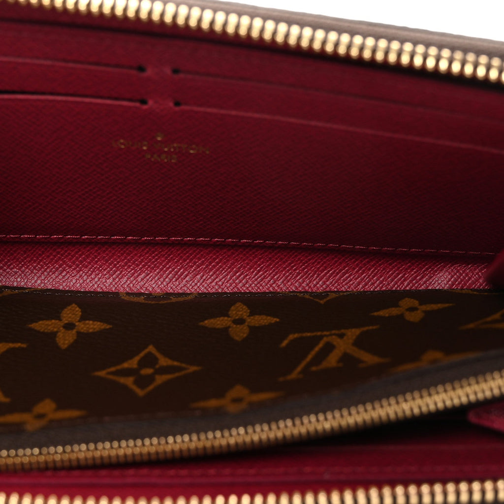 Louis Vuitton Monogram Clemence Wallet Fuchsia