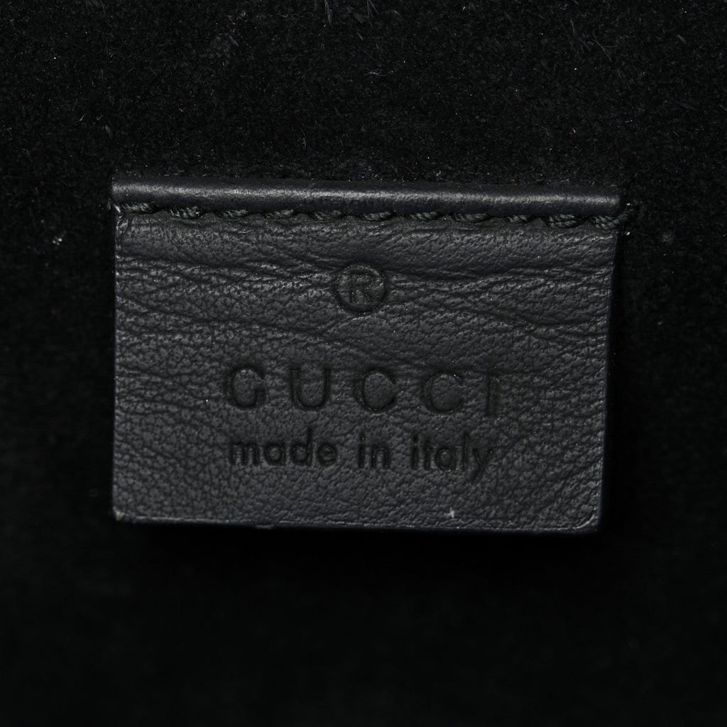 Gucci GG Supreme Monogram Small Dionysus Shoulder Bag Black