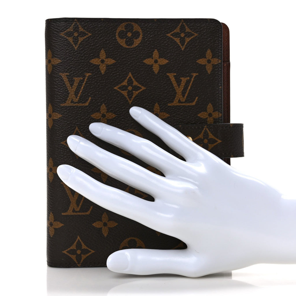 Louis Vuitton Monogram Medium Ring Agenda Cover