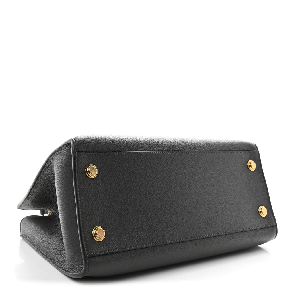 Louis Vuitton Taurillon City Steamer MM Gris