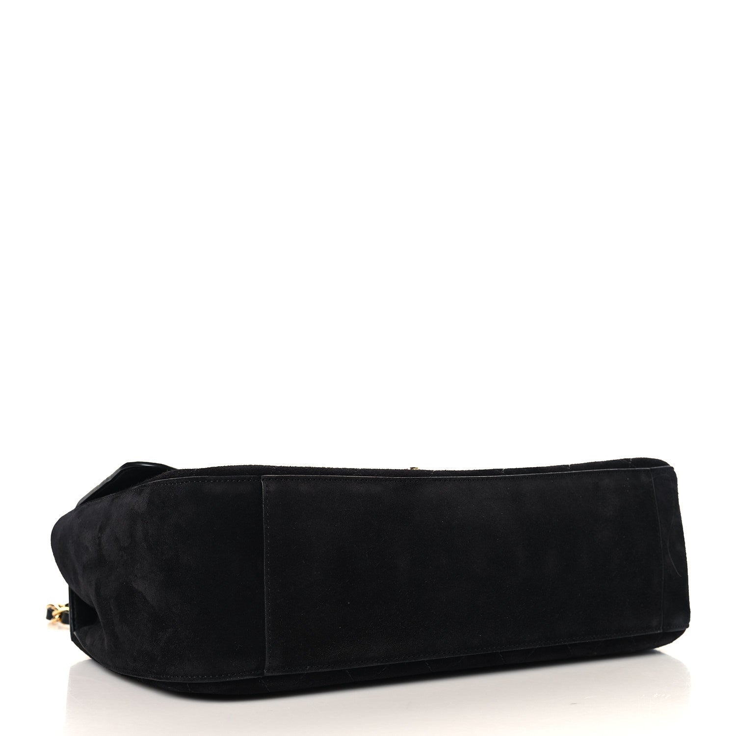 Chanel Suede Calfskin Small Souplissimo Maxi Flap Black