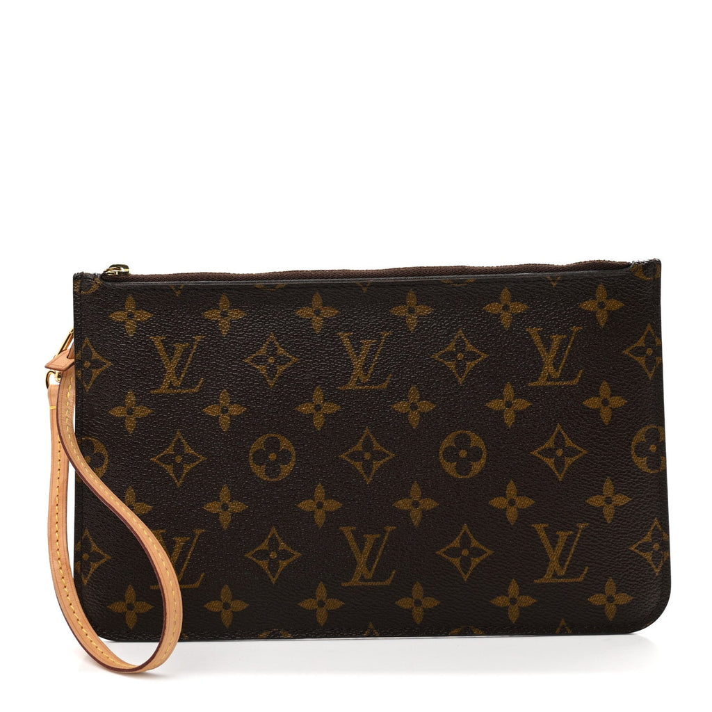 Louis Vuitton Monogram Neverfull MM GM Pochette Mimosa