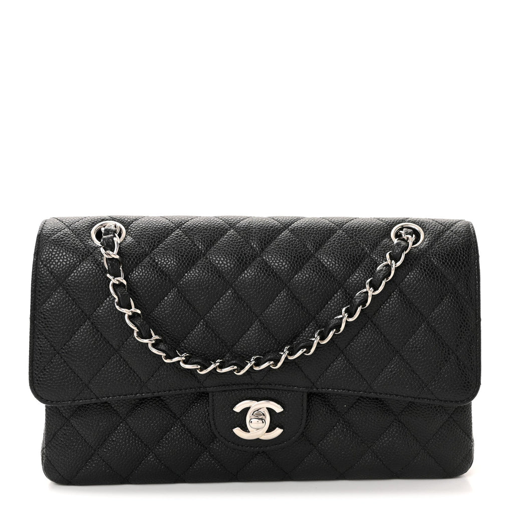 Chanel Caviar Quilted Medium Double Flap Black